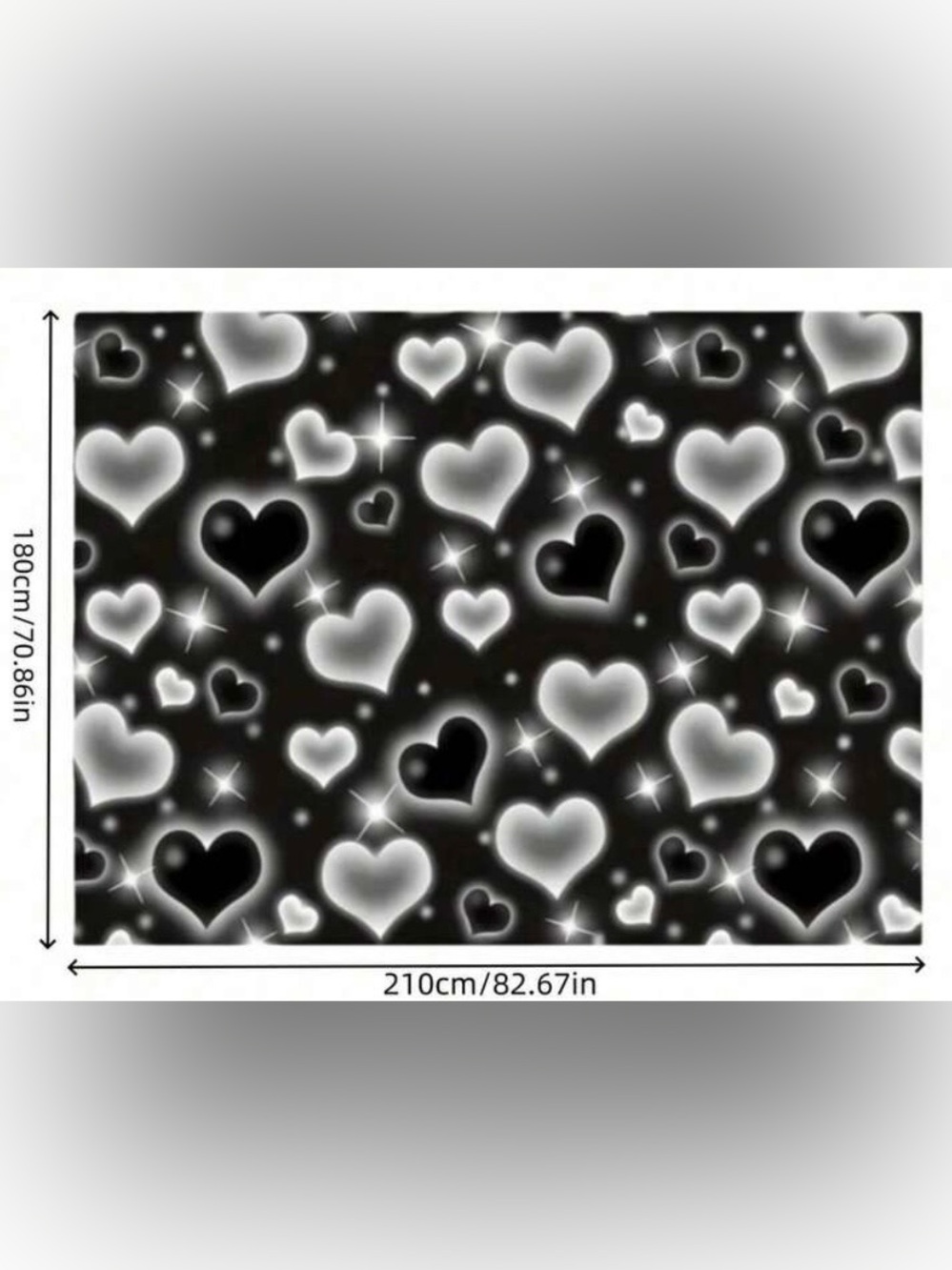 Background Heart Pattern fabric - Picture 1 of 3